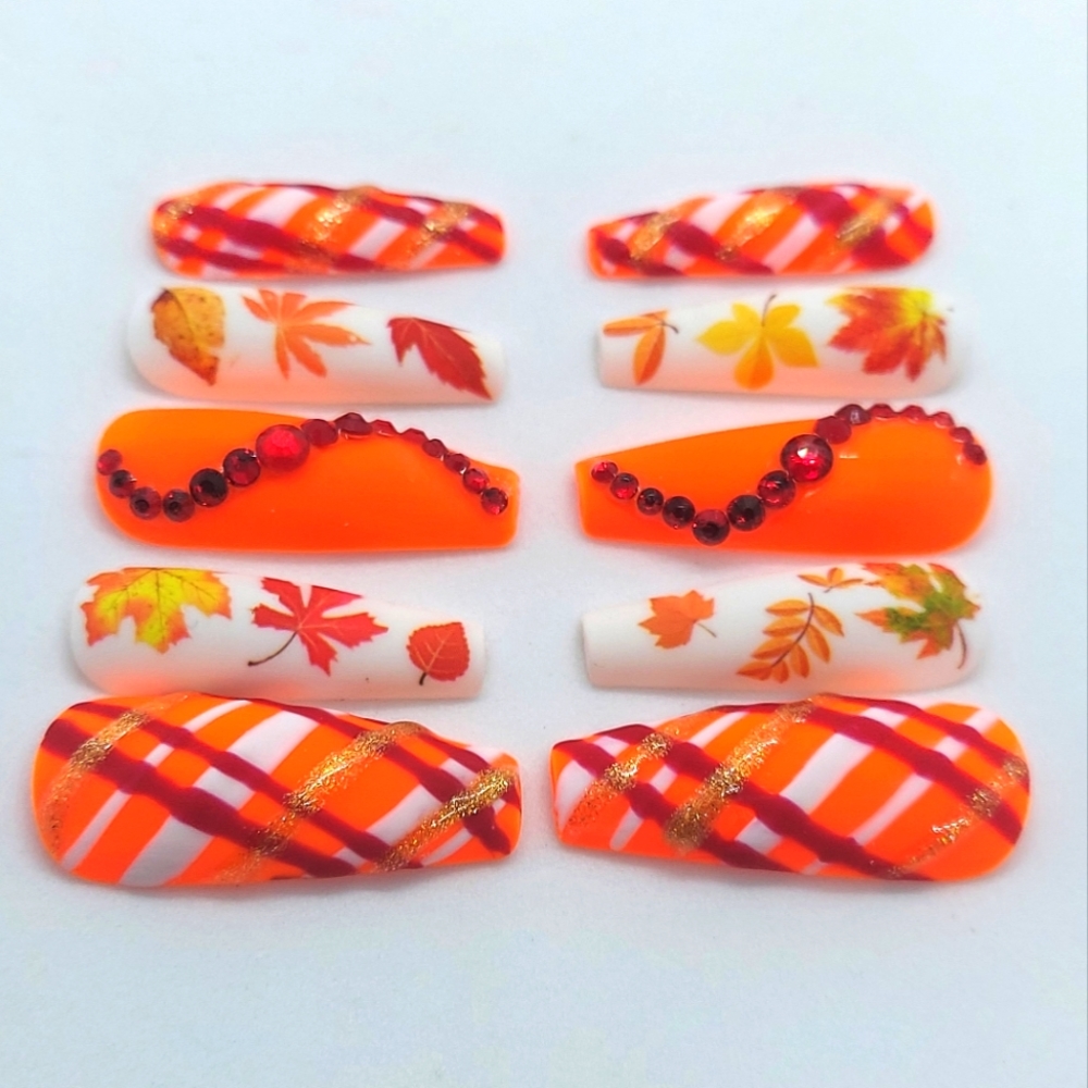 Fall Inspired Press on Nails